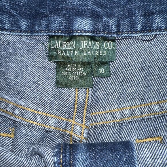 Ralph Lauren Polo Womens Jeans Size 10 Dark Wash Denim Mid Rise 30x27 Classic - Picture 4 of 7